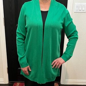 Jones New York Vibrant Green Women's Cardigan